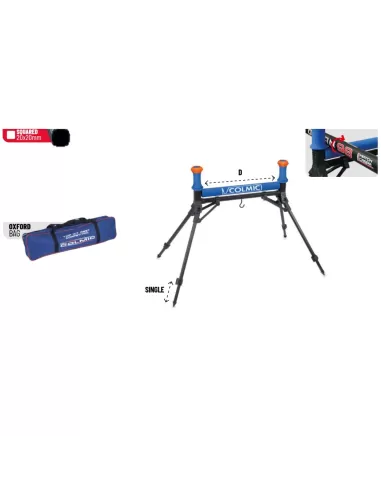 Colmic Easy Fast Bar Roller Rullo 50 cm Rulli e Rod Rest Colmic