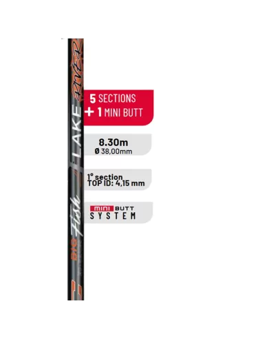 Colmic Lake River Roubaisienne 8.30 mt + mini Butt 100 cm Canne da pesca Colmic