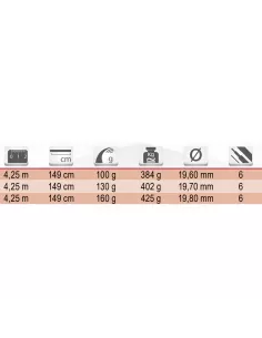Tubertini Ionic 2 Tls Surfcasting fishing rods 4.25 meters in Carbon 100/130/160 grams 2