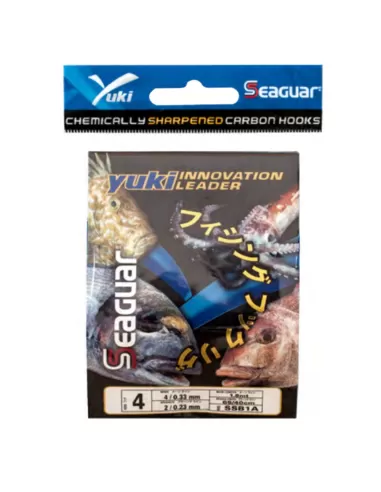 Yuki Lenza Pronta con filo Seaguar ami 6 lenza 0.33 terminale 0.26