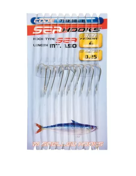 Ami legati Aberdeen Sea Hooks 10 pz Ami legati Lineaeffe