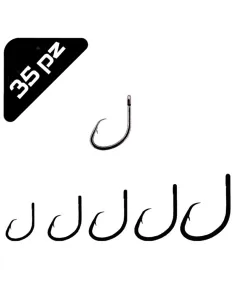 Kit 35 Fishing Hooks Series MR19 Short stalk Sea Fishing 