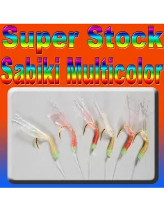 Stock Sabiki shrimp multicolor 