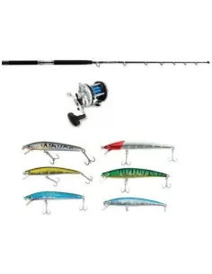 Combo trolling with lures 