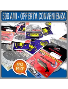 Stock 500 assorted hooks 