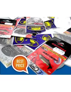 Stock 250 assorted hooks 