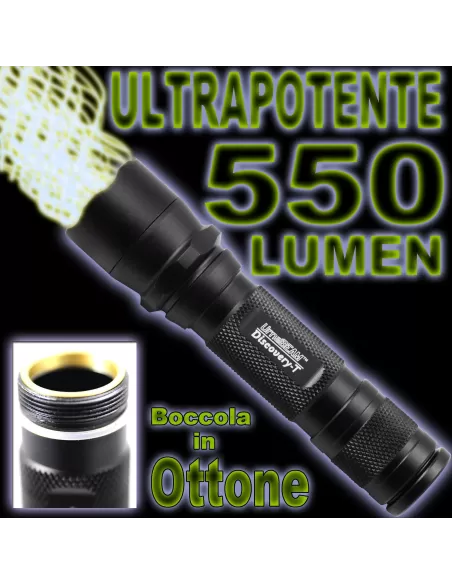 Torcia Discovery II - Cree Led Lampade e luci chimiche Kolpo