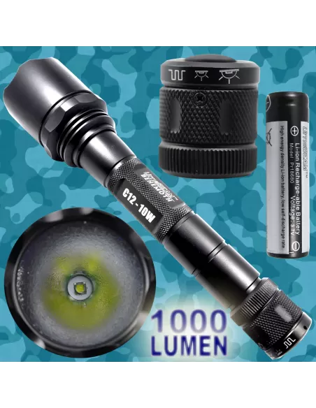 1000 lumen Led flashlight Cree-Behe