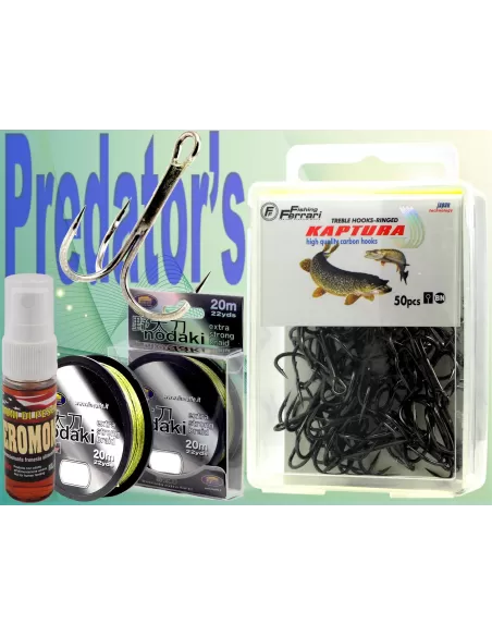 Kit predator - Grossi predatori Kit da pesca Fishing Ferrari