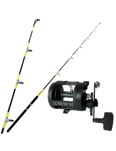 Combo for Trolling Fishing Under the Coast Rod and Reel