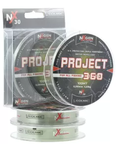 Colmic Project 100 mt Fishing Line for Sea and Freshwater Colmic Fishing Lines