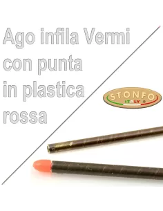 Threading worms needle stonfo 