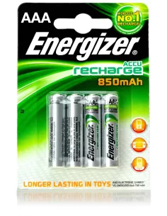 4 Rechargeable AAA 