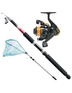 Kit Fishing Lake and Sea Reel Reel Filo Guadino 