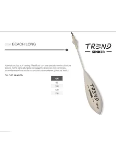Surcasting white beach long lead 