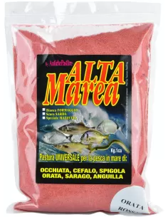 Groundbait from sea-tide red Bream 