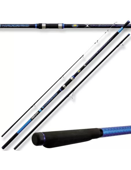 Canna da surfcasting - Hazard 3 Pezzi in Carbonio Anelli sic Canne da pesca Lineaeffe