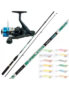 Fishing Kit Cuttlefish from Riva and Boat Reed Reel Wire 12 Totanare