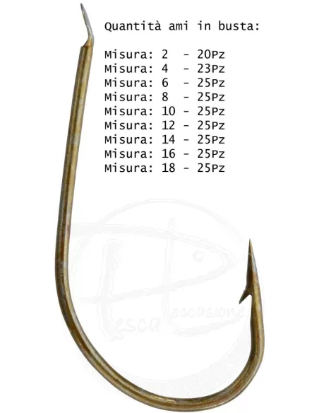 Vigor Ami per la Pesca 451  Ami sfusi Lineaeffe