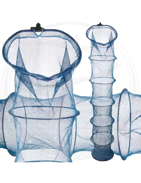 Kolpo Nassa da Pesca tessuto Nylon 3 mt Attacco Regolabile Universale nasse e reti Kolpo