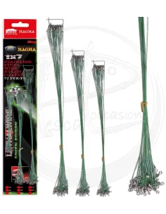 72 rubber coated steel cables 