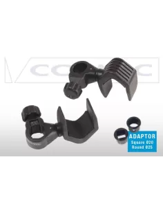 Supports lateral oscillating rods 