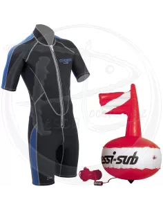 Combo suit and boa 
