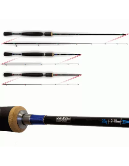 Nomura Canne Da Pesca Spinnig Akira In Carbonio Street Fishing Canne da pesca Nomura