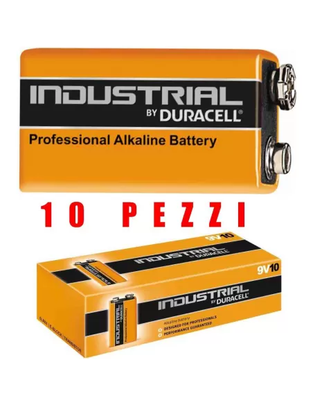 10 Batterie 9 volt duracel Batterie Duracell