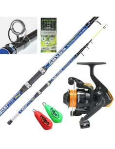 Bottom Fishing Kit with Reel Reel Filo Ami Legati and Piombi 