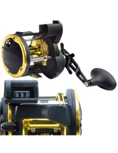 Trolling reel with counter 