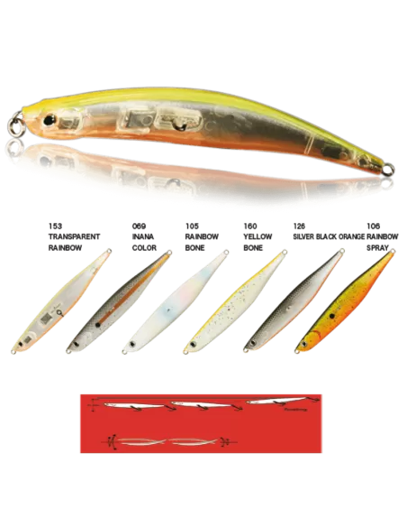 Nomura Curved Artificial Death Fish Float 11 Cm