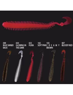 Amo Innesco Vermoni Artificiali fudo Gomma Pesca Black Bass Spinning Misura 1 Amo Innesco Vermoni Artificiali fudo Gomma Pesca Black Bass Spinning Misura 1