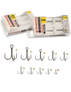 Trabucco treble hooks For Artificial Sea and fresh water Round Curve 