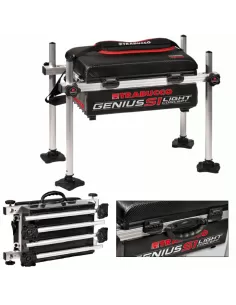 Tan Stool Genius Box S1 LIght Aluminium 