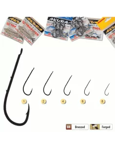 Trabucco Ami Akura long shank for bait Micro-pin buckle 