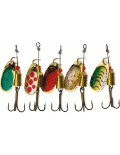 Set of 5 Spinner Spinning spoons Rotating 5 Grams 