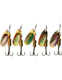 Set of 5 Spinner Spinning spoons 7 Grams 
