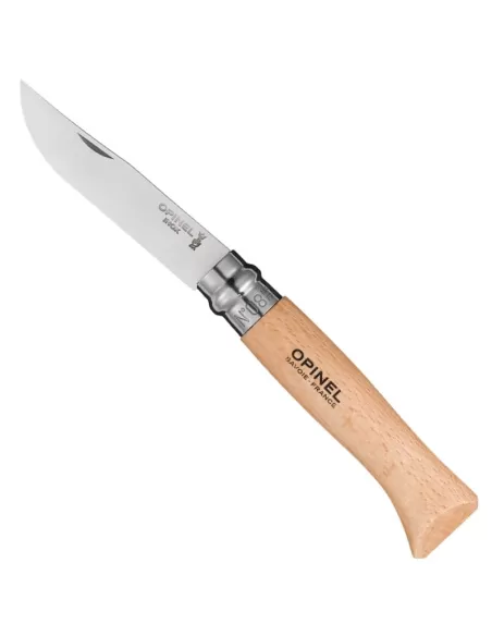 Opinel Knife Stainless Traditional beech handle all sizes