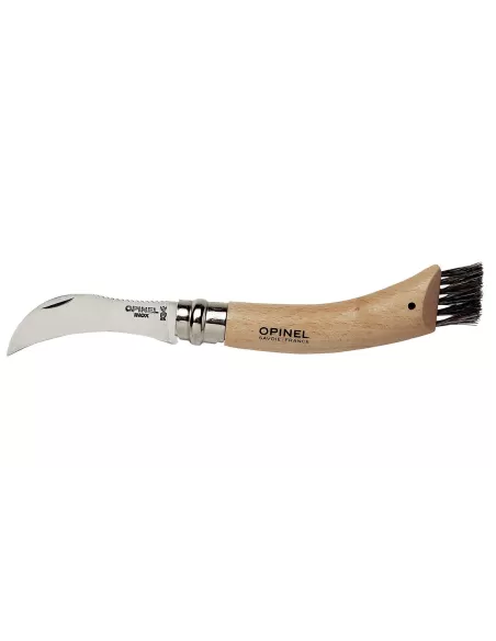 Opinel No. 8 Stainless Handle Beech mushroom knife