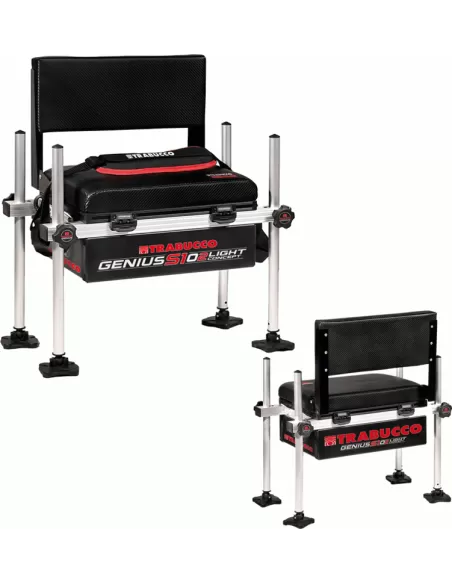Trabucco Genius Box S1/CS Stool With Back Basket