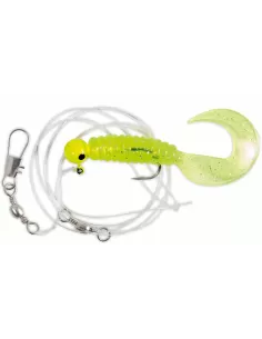 Frame Ready Spinning with Yellow Sickle and jig head 