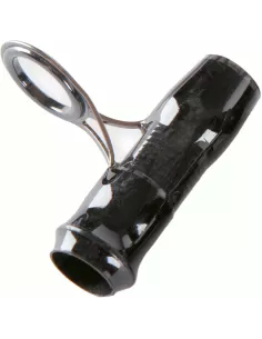 Titanium ring Carbon tube tied on double bridge 