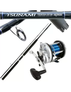 Jd Trolling Rod and reel kits Trabucco Tsunami Fighter 