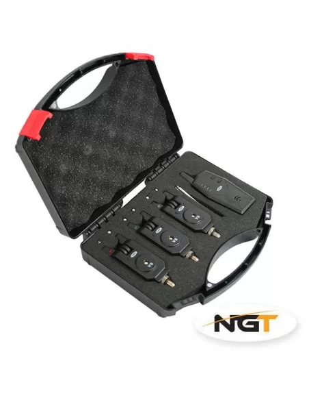 NGT Bite Alarm Set 3 bite alarms + Wireless control unit