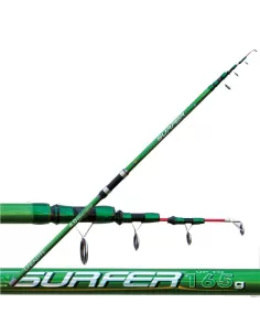 Fishing rod Surf Casting Telescopic Green Surfer 165g 