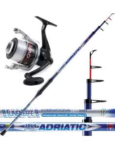 Kit Fishing Surf Casting Bottom Adriatic + Vigor Power + Wire 