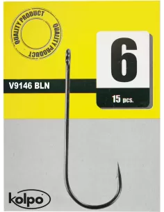 Kolpo fish hooks v9146 bln Aberdeen with Eyelet 