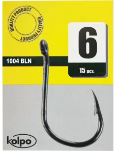 Kolpo fish hooks 1004 bln Wrought with eyelet 