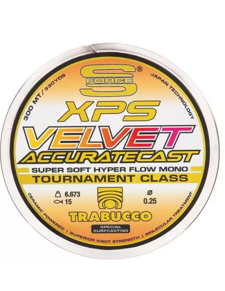 Trabucco Velvet Accurate Cast 300 Mt Surf Fishing Lines Trabucco